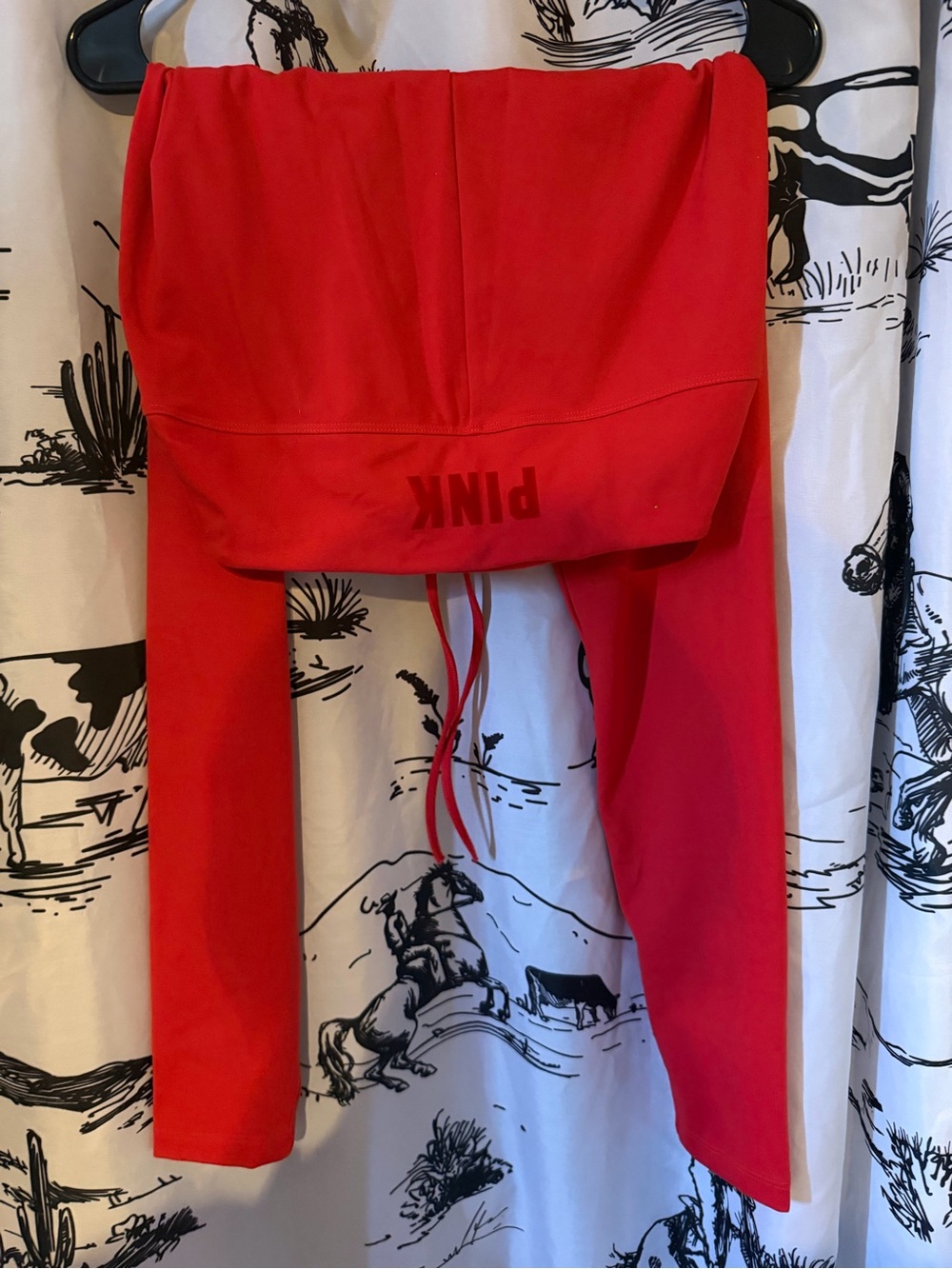 PINK Victoria's Secret Red Leggings